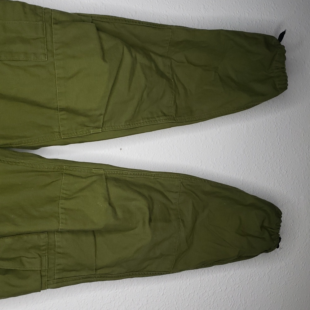 Rag & Bone 100% Cotton Valli Cargo Army Green Utility Pants Pockets Size 4 Retro - Picture 6 of 16